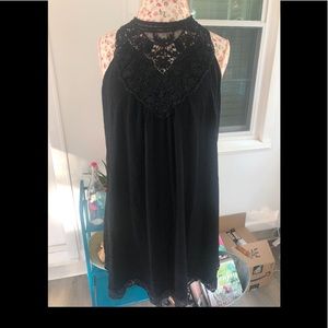 Black lace dress